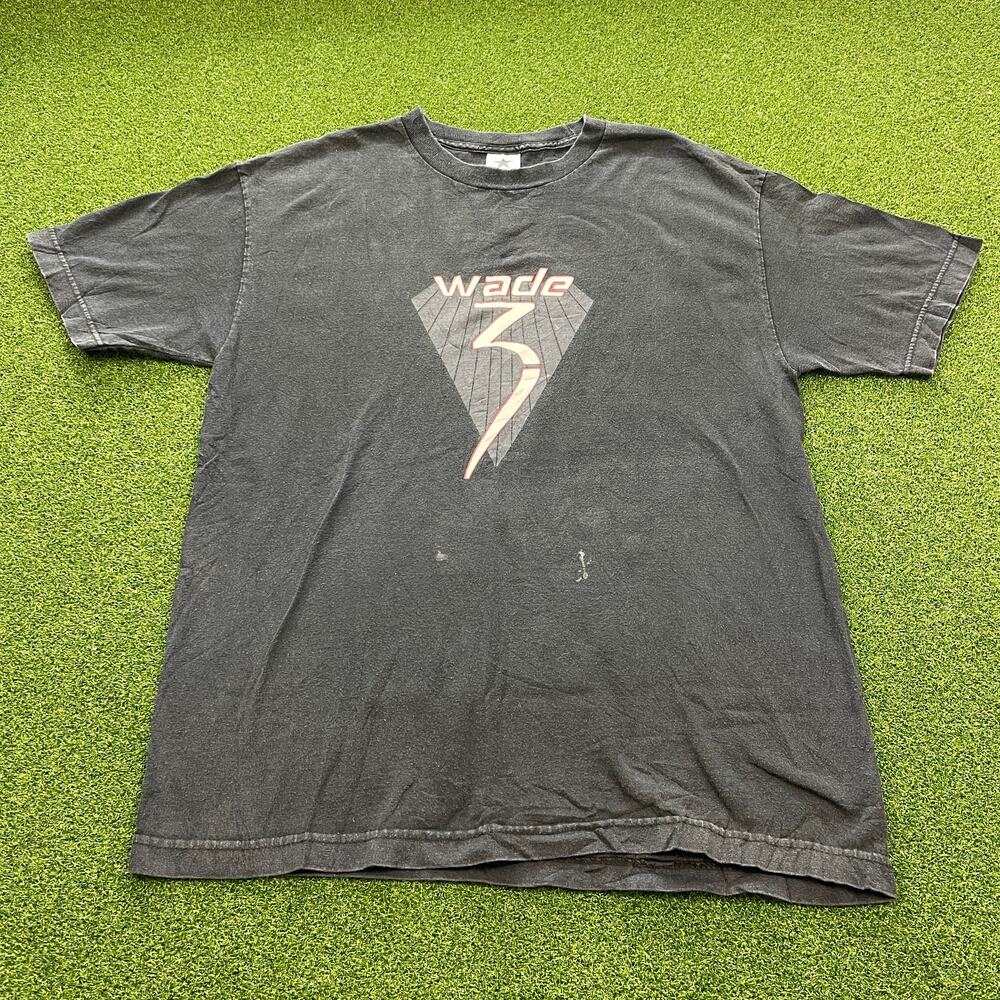 Vintage Converse Dwyane Wade Miami Heat USA Promo T-Shirt Sz M